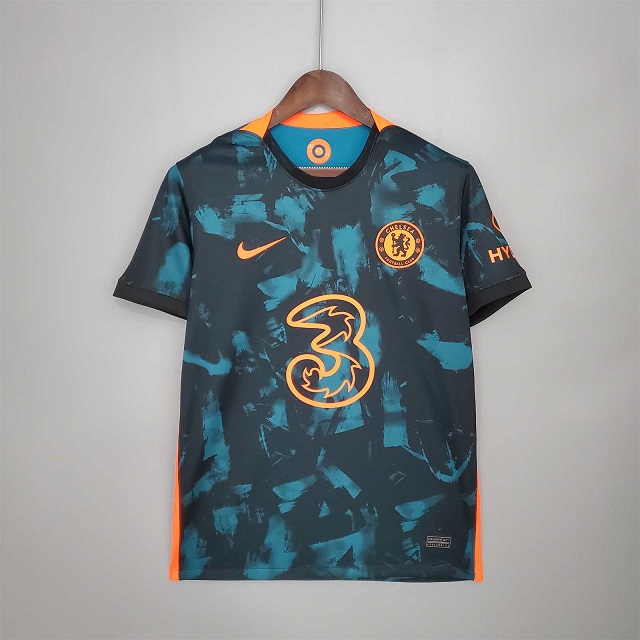 AAA Quality Chelsea 21/22 Third Black/Green Jersey